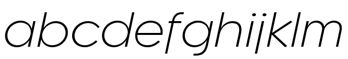 Regulator Nova Light Italic Font LOWERCASE
