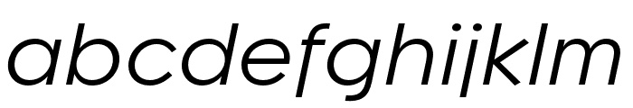 Regulator Nova Medium Italic Font LOWERCASE