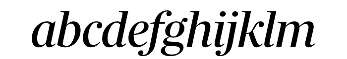 Richmond Display Italic Font LOWERCASE