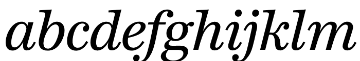Richmond Text Italic Font LOWERCASE