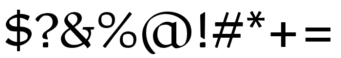Rieven Roman Regular Font OTHER CHARS