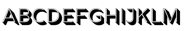 Rig Solid Light Fill Font LOWERCASE