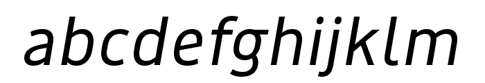 Rigby Italic Font LOWERCASE