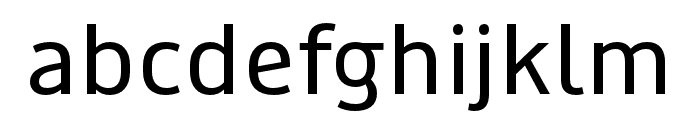 Rigby Regular Font LOWERCASE