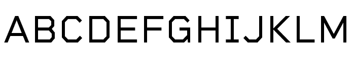 Rigid Square Regular Font UPPERCASE