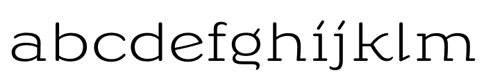 Riquet Extra Light Font LOWERCASE