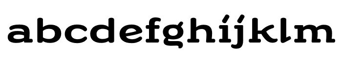 Riquet Regular Font LOWERCASE