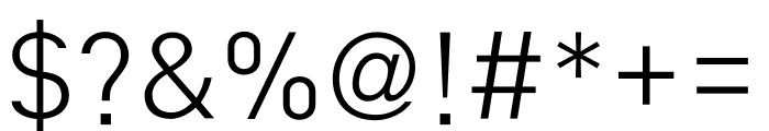 RixSinHead Pro Regular Font OTHER CHARS
