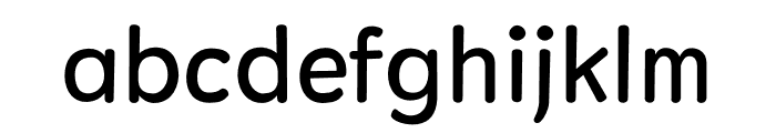 RixStraight Pro Medium Font LOWERCASE