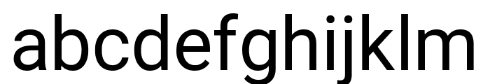 Roboto Condensed Regular Font LOWERCASE