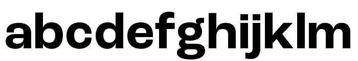 Roc Grotesk Condensed Bold Font LOWERCASE