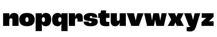 Roc Grotesk ExtraWide Black Font LOWERCASE