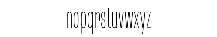 Roc Grotesk Variable Compressed Thin Font LOWERCASE