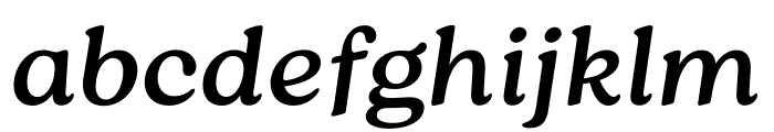 Roca Regular Italic Font LOWERCASE