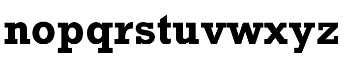 Rockwell Std Bold Condensed Font LOWERCASE