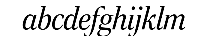 Rocky LightItalic Font LOWERCASE