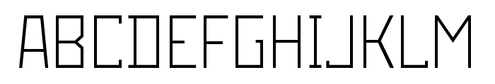 Rodchenko Cond Light Font UPPERCASE