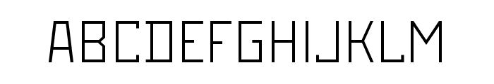Rodchenko Cond Light Font LOWERCASE