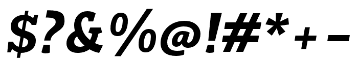 Rogliano ExtraBold  Italic Font OTHER CHARS