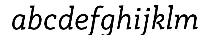 Rogliano Regular Italic Font LOWERCASE