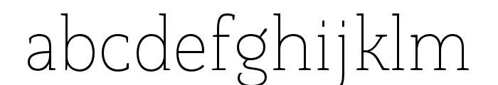 Rogliano Thin Font LOWERCASE