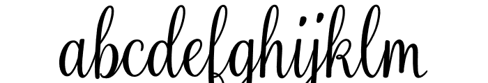 Rosalinda Regular Font LOWERCASE