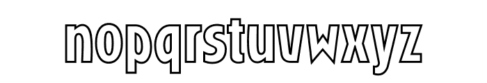 Roslyn MN Outline Font LOWERCASE