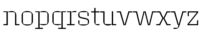 Roster Condensed Extra Light Font LOWERCASE
