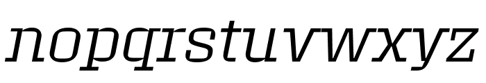 Roster Condensed Light Italic Font LOWERCASE