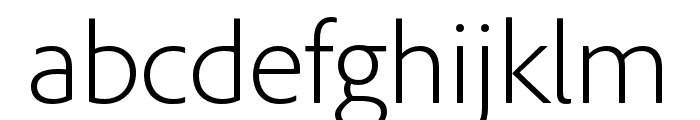 Rothwood Light Font LOWERCASE