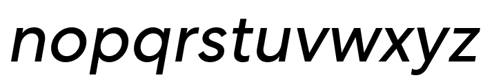 Rotunda Italic Variable Regular Font LOWERCASE