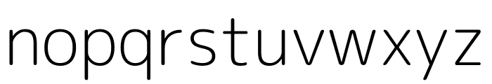 Rounded M+ 1c Light Font LOWERCASE
