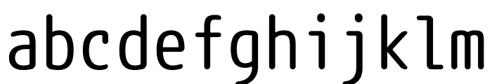 Rounded M+ 1mn Regular Font LOWERCASE