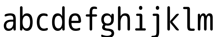 Rounded M+ 2m Regular Font LOWERCASE