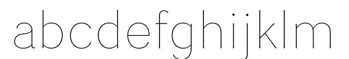 Router Extralight Italic Font LOWERCASE