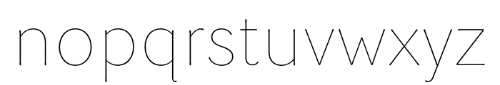 Router Extralight Italic Font LOWERCASE