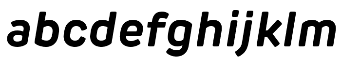 Rubrik Edge New Bold Italic Font LOWERCASE