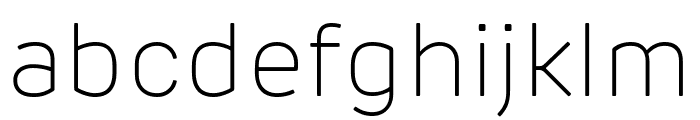 Rubrik Edge New ExtraLight Font LOWERCASE