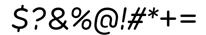 Rubrik New Regular Italic Font OTHER CHARS