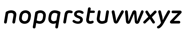 Rubrik New SemiBold Italic Font LOWERCASE