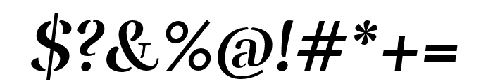 Rufina Stencil Bold Italic Font OTHER CHARS