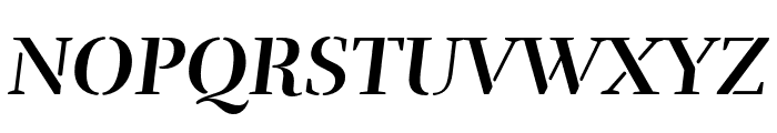 Rufina Stencil Bold Italic Font UPPERCASE