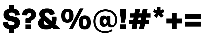 Runda Black Font OTHER CHARS