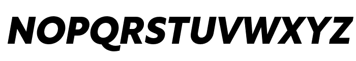 Rustica Extra Bold Italic Font UPPERCASE
