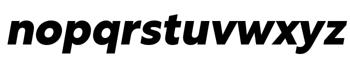 Rustica Extra Bold Italic Font LOWERCASE