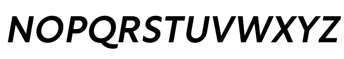 Rustica Medium Italic Font UPPERCASE