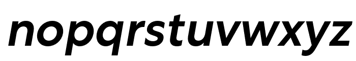 Rustica Medium Italic Font LOWERCASE