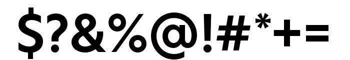 Rustica Medium Font OTHER CHARS