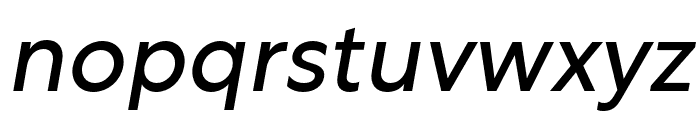 Rustica Regular Italic Font LOWERCASE