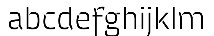 Saffran Thin Font LOWERCASE